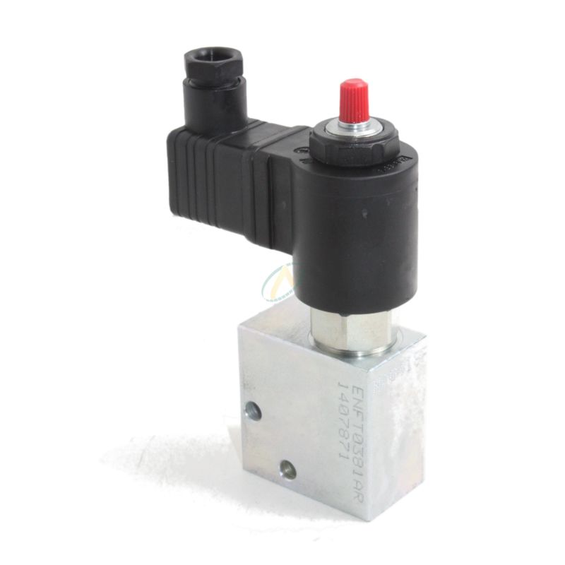 Electrovanne à clapet 2/2 double normalement ouvert 3/8", 12 VCC Electrovanne à clapet 2/2 double normalement ouvert 3/8", 12 VCC