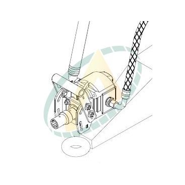 Pompe 65 cm3 avec support et flexibles pour ensemble de suppression de cardan