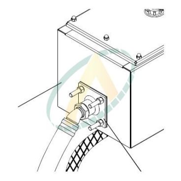 Connectique 1/2" BSP pour ensemble de suppression de cardan