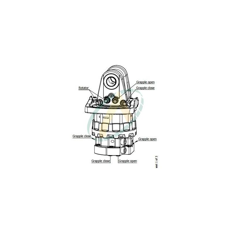 Rotator à platine 16 tonnes, 4 orifices Rotator à platine 16 tonnes, 4 orifices