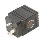 Bobine électrique Carrée 12V CC diamètre intérieur 13 mm longueur 33 mm puissance 12 Watts