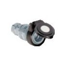 Bouchon à volet en nylon pour coupleur femelle 1/2" ISO-A