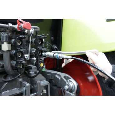 Ensemble Cliphydro® avec poignée, 4 manchons mâle/femelle 1/2 BSP et 8 bagues de couleur