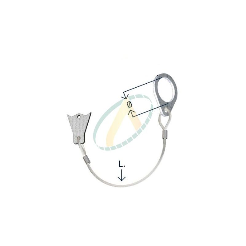 Cable STOPFLEX - Diamètre 22.5 mm - Longueur 300 mm