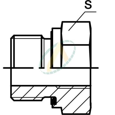 Réducteur droit mâle 1"1/2...