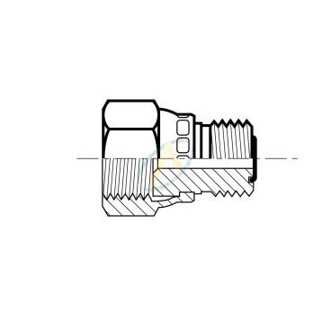 Réducteur droit mâle 11/16...