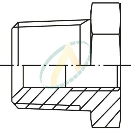 Réducteur droit mâle 3/8 NPT - Femelle 1/8 NPT