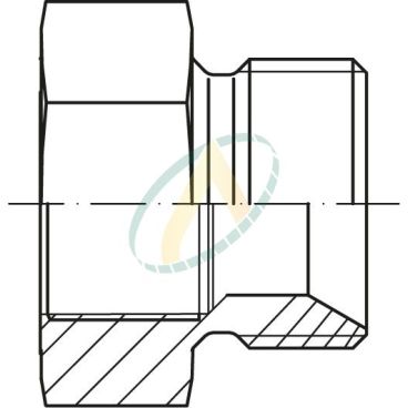 Réducteur droit mâle...