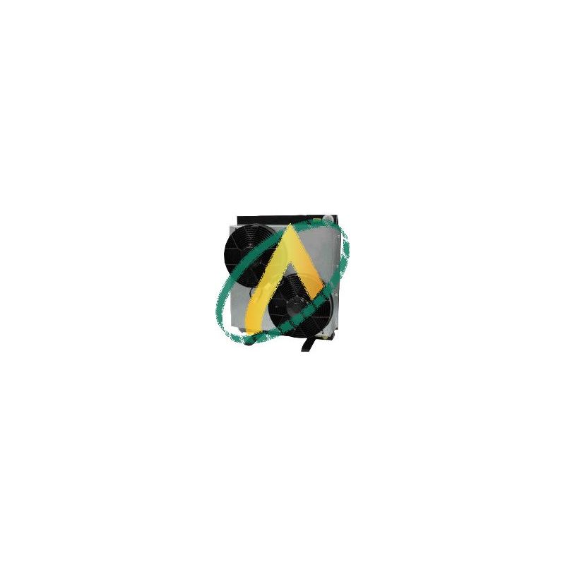 Échangeur thermique Air/Huile avec deux ventilateurs 50 - 220 l/min Échangeur thermique Air/Huile avec deux ventilateurs 50 - 220 l/min