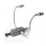 Ensemble limiteur de pression pour pompes a 9 pistons