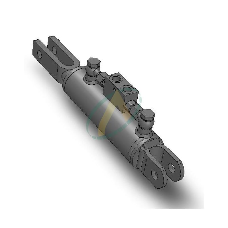 Vérins double effet pour correcteur de devers - Entraxe 410 mm - Course 110 mm