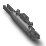 Vérins double effet pour correcteur de devers - Entraxe 410 mm - Course 110 mm