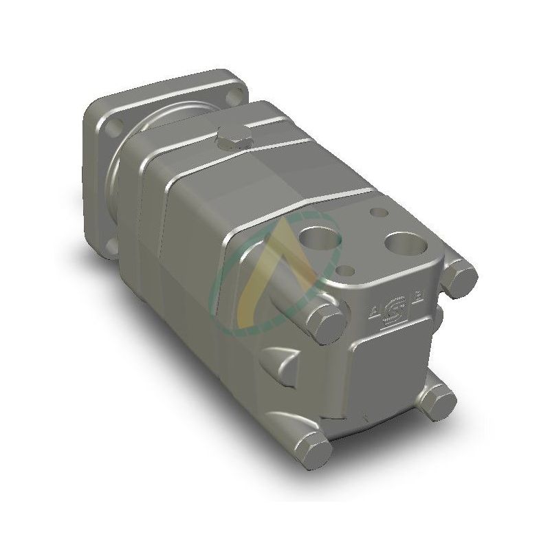 Moteur Danfoss OMS 80 cm3  arbre cannelé 14 dents diamètre 32mm fixation 4 trous