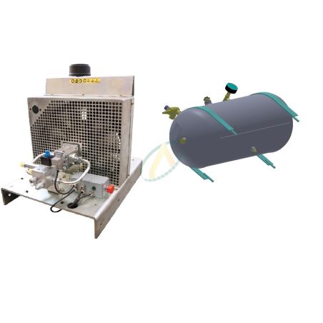 Compress'air hydraulique de capacités 60 m3/heure avec cuve 50 litres Compress'air hydraulique de capacités 60 m3/heure avec cuve 50 litres