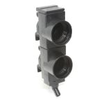 Collecteur d'huile avec sortie coudée à 45° pour coupleur de ø38 mm