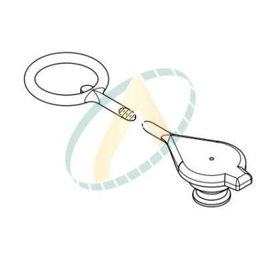 Bouchon mâle pour coupleur mâle à clapet NORDIQUE