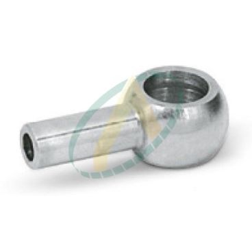 Tube banjo hydraulique en 3/8 BSP ø12 mm - Longueur 59 mm - Vis Banjo ø17 mm