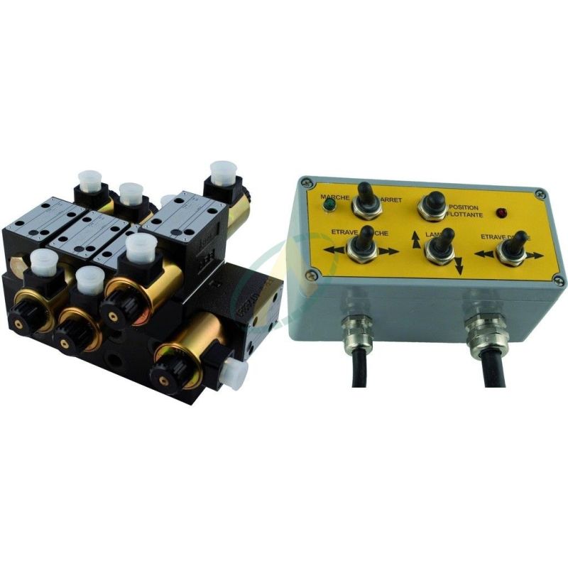 Distributeur hydraulique avec position flottante - 24 VCC - Commande Tout ou rien Distributeur hydraulique avec position flottante - 24 VCC - Commande Tout ou rien