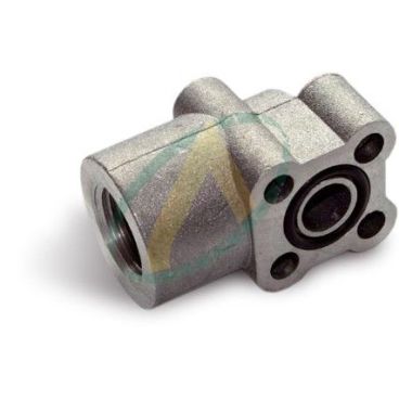 Bride coudée carrée entraxe de 30 à 55 mm