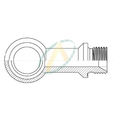 Banjo mâle 3/8 BSPP -...