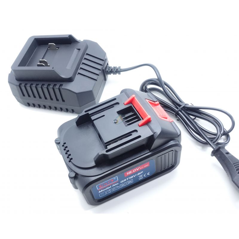 Chargeur pour pompe à graisse électrique - Batterie Li-ion 18 Volts