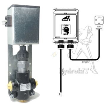 Diviseur motorisé 3 voies...