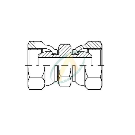 Union droit femelle tournant M10X100 - femelle tournantM10X100