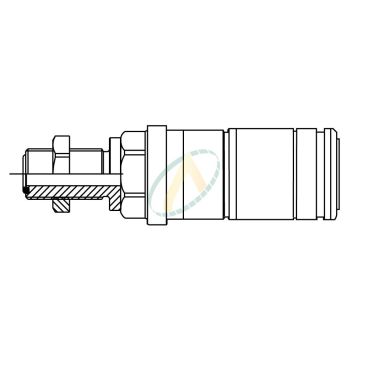 Coupleur femelle clapet...