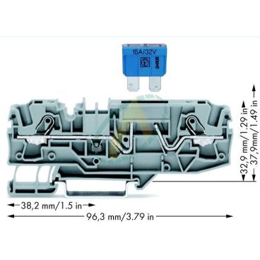 Porte fusible ATO - 25...