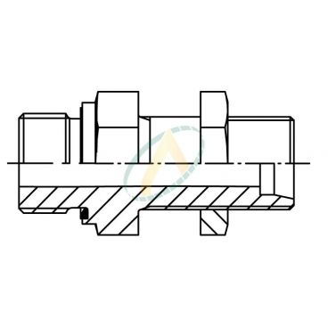 Adaptateur droit mâle 20S...