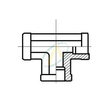 Union en té Femelle 1/2...