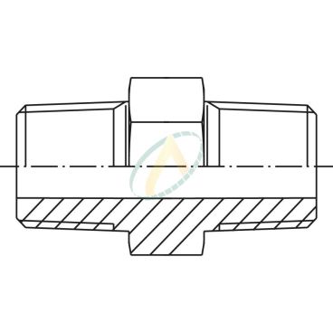 Union droit mâle 3/8 BSPT -...