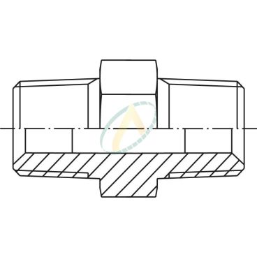 Réducteur droit mâle 1/2...
