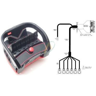 Radio commande 6 fonctions...