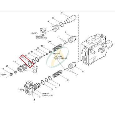Joint torique 30.3x2.4 pour...