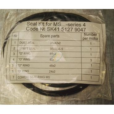 Pochette de joint pour moteur semi rapide DANFOSS - Type OMP ou OMR - Série  X