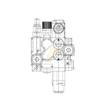 Distributeur monobloc 40...