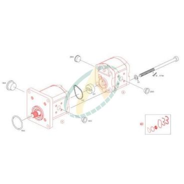 Pompe hydraulique double -...