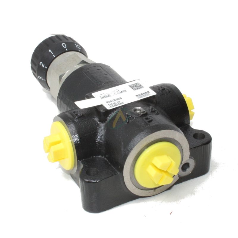 Diviseur de débit hydraulique réglable de 0 à 50 l/min, pression maximale 315 bars Diviseur de débit hydraulique réglable de 0 à 50 l/min, pression maximale 315 bars