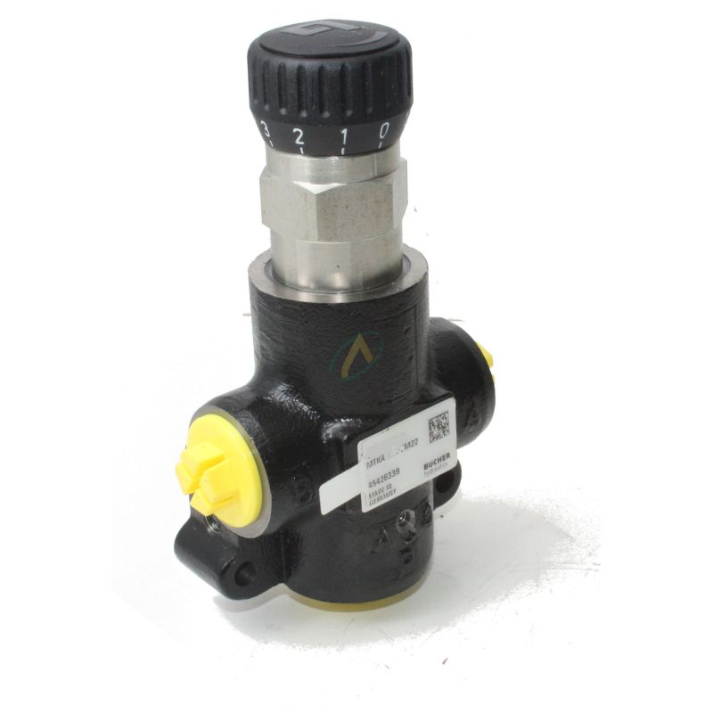 Diviseur de débit hydraulique réglable de 0 à 50 l/min, pression maximale 315 bars Diviseur de débit hydraulique réglable de 0 à 50 l/min, pression maximale 315 bars