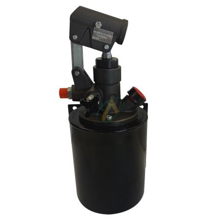 Pompe manuelle simple effet 16 cm3 - 110 bars - Réservoir 4 litres - Sans levier