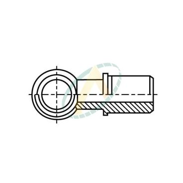 Banjo mâle 1/2BSP - perçage...