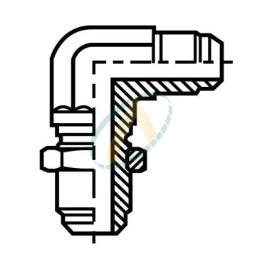 Union coudé passe cloison...
