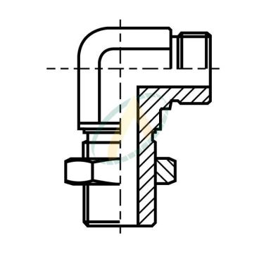 Union coudé passe cloison...