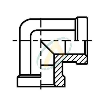 Adaptateur coudé 90°...