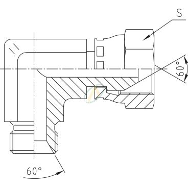Coude 90° mâle 1/4 BSPP...