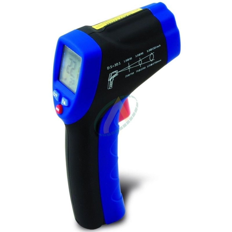 Thermomètre digital - Infrarouge - Double laser - Alarme T°