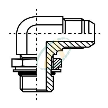 Adaptateur coudé orientable...