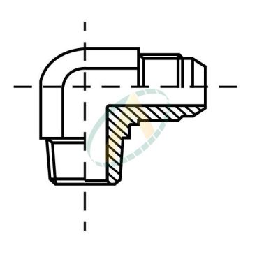 Union coudé 90° mâle 1"5/16...