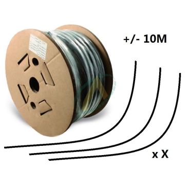 Flexible 2 tresses compact diamètre intérieur 10 mm (3/8'') - 330 bars, bobine 40 m de chutes